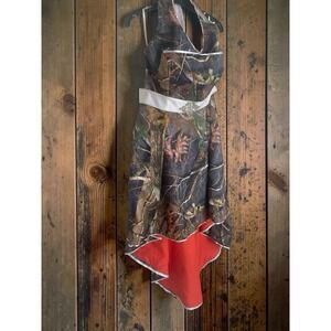 Camo Wedding Dress/Gown-Long or short halter
